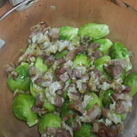 brukselka z boczkiem