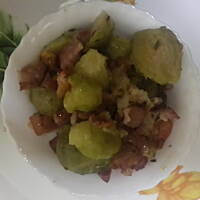 brukselka z boczkiem