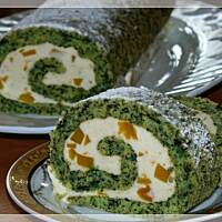 Rolada szpinakowa (biszkoptowa)