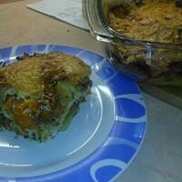 schab pieczony z warzywami 