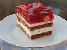 Fot. megi65, Kostka malinowa ze straciatellą 