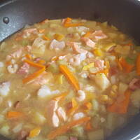 Seafood Chowder - czyli irlandzki przysmak rybny.