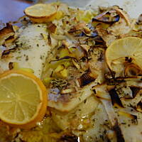 Łatwa ryba zapiekana z jabłkami 