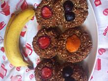 Fot. Lea2, Ciastka bananowo-otrębowe z owocami