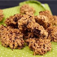 Ciasteczka owsiane z czekoladą