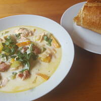 Seafood Chowder - czyli irlandzki przysmak rybny.