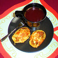 Zapiekane nadziewane ziemniaki wg M&Ł