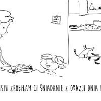 Kochane Mamy, czy dostajecie śniadanie do łóżka w Dniu Mamy?