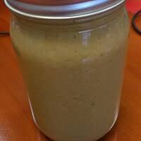 Koktajl z mango, banana i płatków owsianych