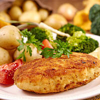 Kotlety faszerowane kurkami