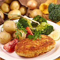 Kotlety faszerowane kurkami