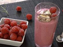 Fot. Wkn, Lodowy koktajl malinowo-bananowy