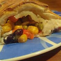 Szybki obiad - kurczak w cieście francuskim