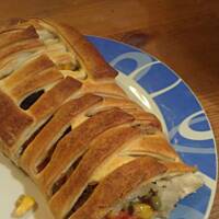 Szybki obiad - kurczak w cieście francuskim