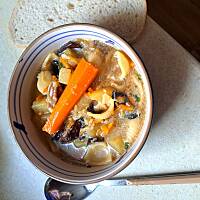 Zupa grzybowa z suszonych grzybów 