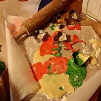 Kolorowe ciasteczka kruche 