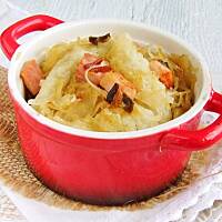 haluszki z kiszoną kapustą…halušky s kyslou kapustou…