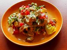 Fot. baryz1, sałatka z gyrosa 