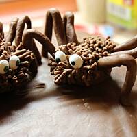 Pająk z czekolady plastycznej 