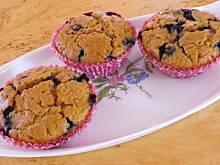 Fot. tingra, Mufiny z serem ricotta i jagodami