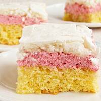 kostka wiśniowa z kokosową bezą...