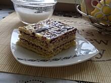 Fot. anika1230, Wafle z nutellą i masą z galaretki 