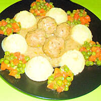 Pulpety w sosie porowym wg M&Ł