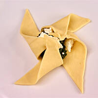 Szpinakowe wiatraczki