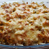 Zapiekanka gyros z makaronem