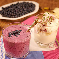 Koktajl jagodowo bananowy