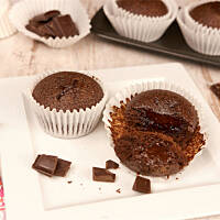 Muffiny z mini lawą