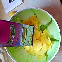 Ziemniaki smażone z patelni 