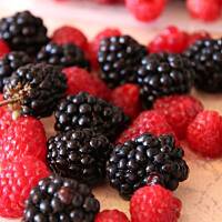 Koktajl jeżynowo-malinowy