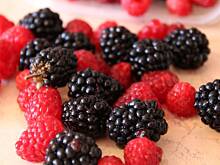 Fot. Wróbelek, Koktajl jeżynowo-malinowy