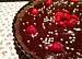 Fot. Merlin168, Mocno czekoladowa tarta z malinami