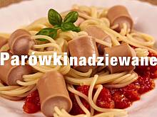 Fot. Wkn, Parówki nadziewane makaronem spaghetti