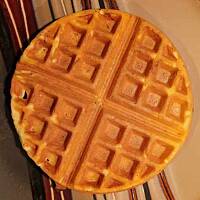 Gofry z mąki migdałowej 