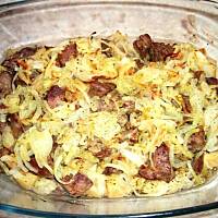 Wątróbka zapiekana z jabłkami