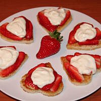 Walentynkowy podwieczorek