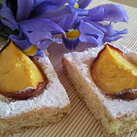 Ciasto polkruche z owocami