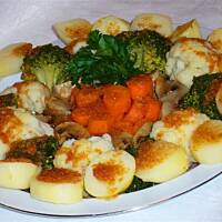 Bukiet  gotowanych jarzyn wyśmienity wg Różyczki