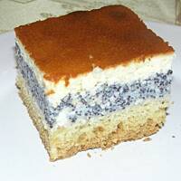 Ciasto makowo-serowe