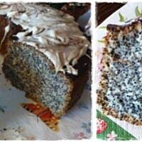 Babka z białek z makiem