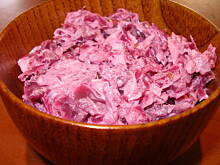 Fot. olusia23, Surówka z czerwonej kapusty z majonezem
