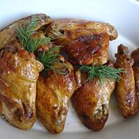 Skrzydełka w miodzie