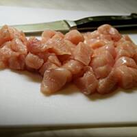 Zapiekany kurczak z pieczarkami i porem