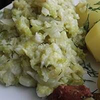 Kapusta włoska zasmażana.