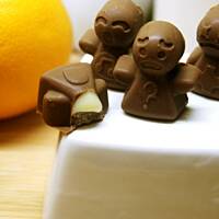 Czekoladki z nadzieniem pomarańczowym