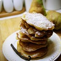 Racuchy gruszkowe z wanilią