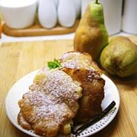 Racuchy gruszkowe z wanilią